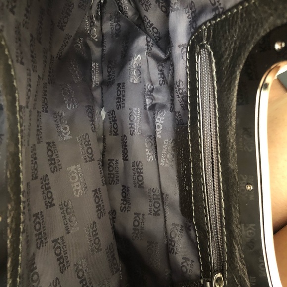 Michael Kors gunmetal Berkley clutch - Picture 6 of 7